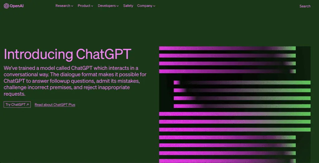 an image showing a screenshot of ChatGPT Plus