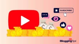 vector graphic showing an illustration of how to make money on YouTube
